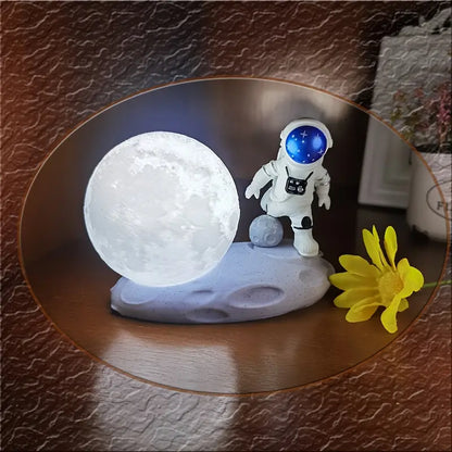 Small Astronaut Moon Touch Sensor Night Light