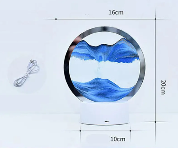 Luminous Sand Painting Hourglass