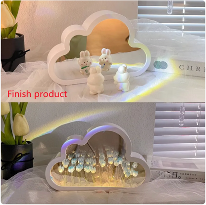 Tulip Mirror Night Lamp