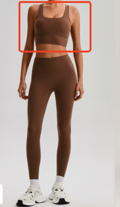 Seamless Backless Yoga Set