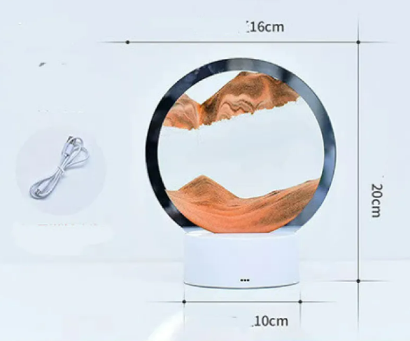 Luminous Sand Painting Hourglass