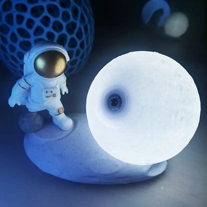 Small Astronaut Moon Touch Sensor Night Light