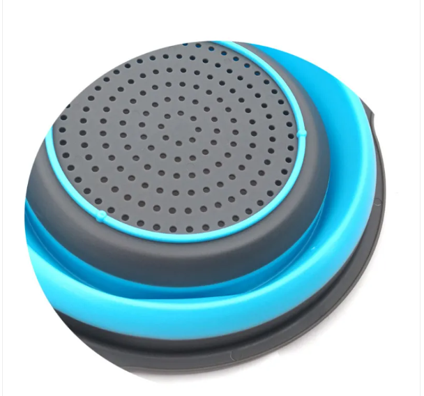 Two-Piece Collapsible Silicone Colander Set