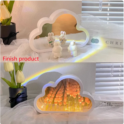 Tulip Mirror Night Lamp