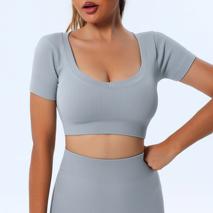Seamless Long-Sleeve Yoga Set