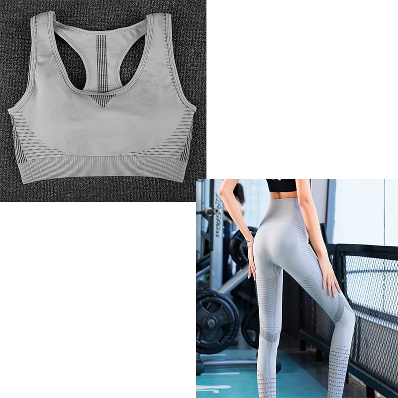 Seamless Hollow-Out Yoga Leggings