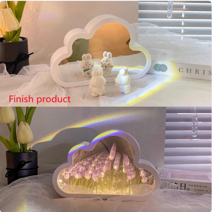 Tulip Mirror Night Lamp