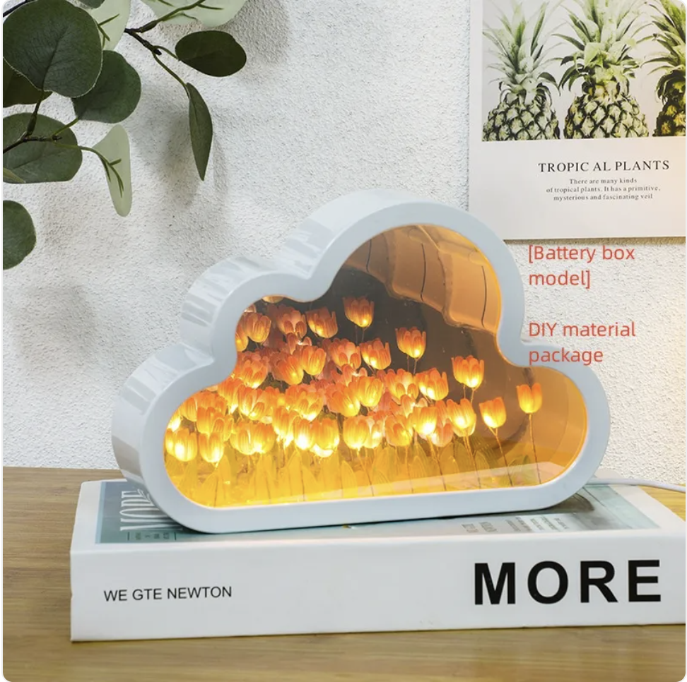 Tulip Mirror Night Lamp