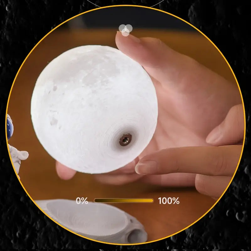 Small Astronaut Moon Touch Sensor Night Light