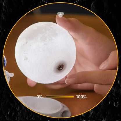 Small Astronaut Moon Touch Sensor Night Light