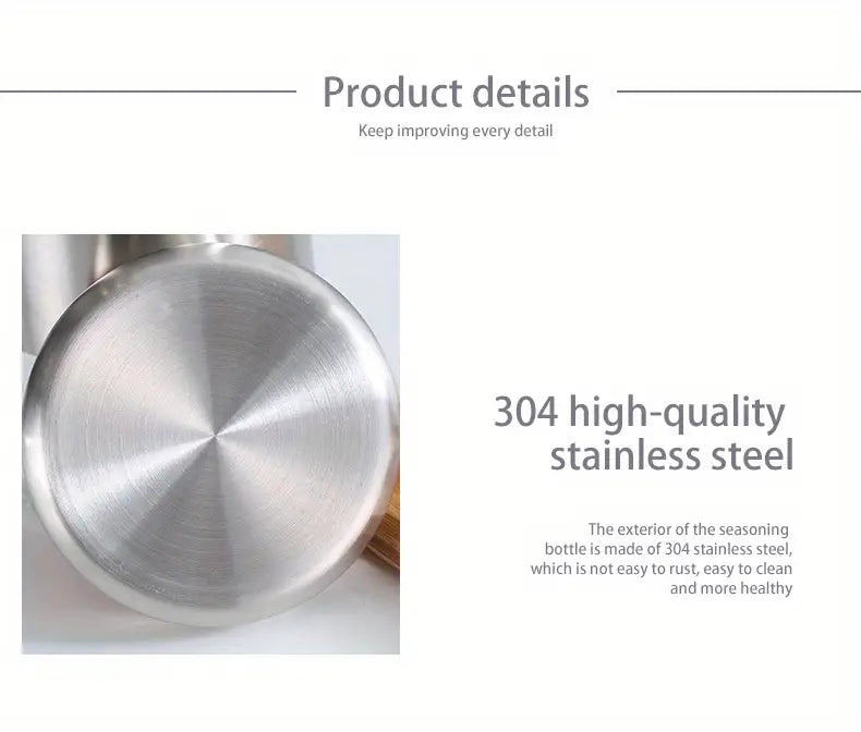 304 Stainless Steel Leakproof Oil Dispenser