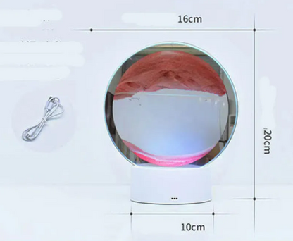 Luminous Sand Painting Hourglass