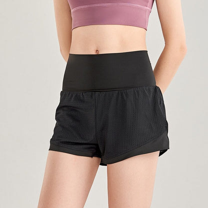 Fake Two-Layer Sports Shorts