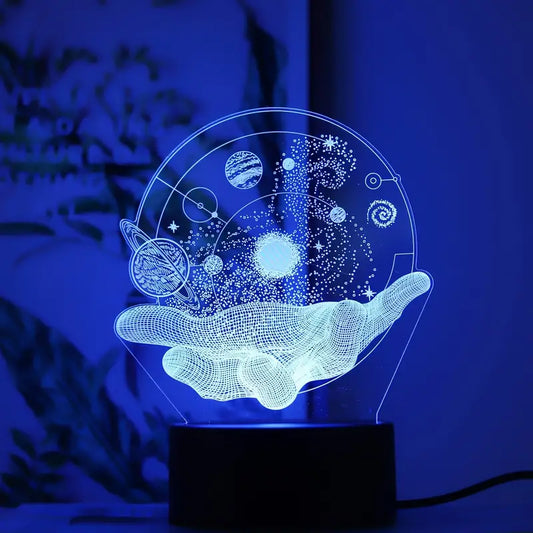 Seven-Color Acrylic USB Night Light