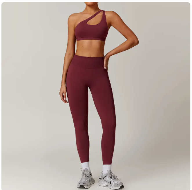 Seamless Backless Yoga Set