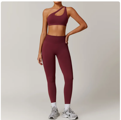 Seamless Backless Yoga Set