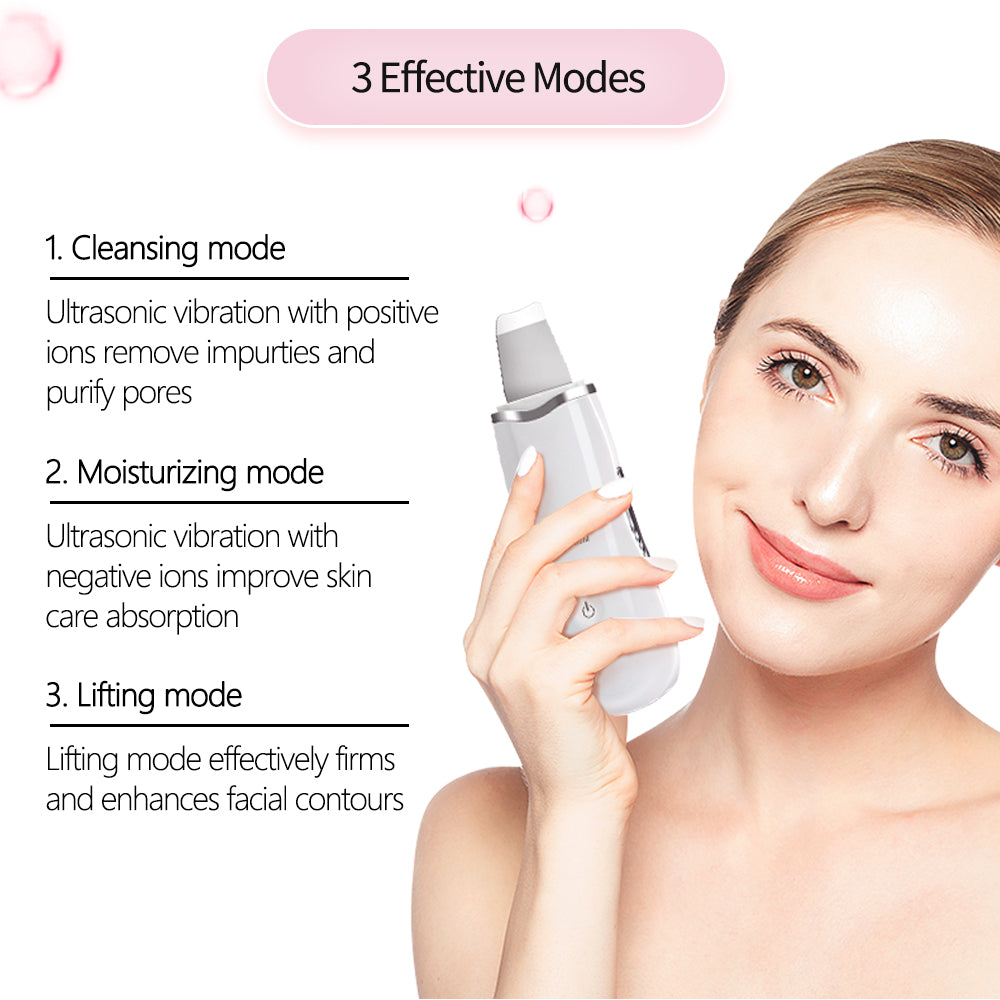 Rechargeable Ultrasonic Skin Scrubber