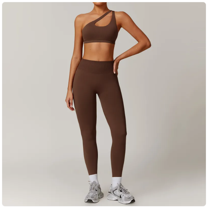 Seamless Backless Yoga Set