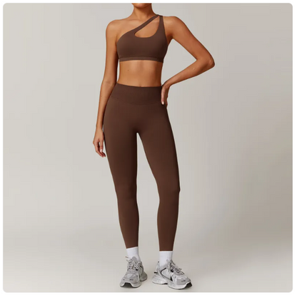Seamless Backless Yoga Set