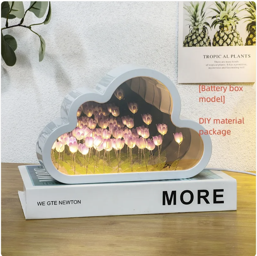 Tulip Mirror Night Lamp