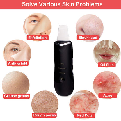 Rechargeable Ultrasonic Skin Scrubber