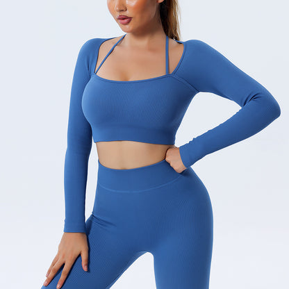 Seamless Long-Sleeve Yoga Set