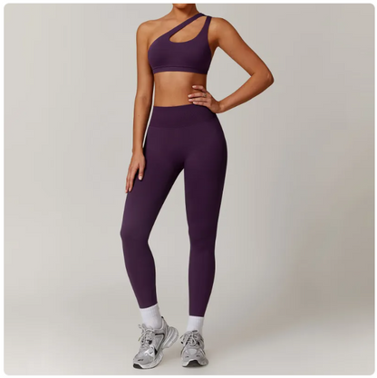 Seamless Backless Yoga Set