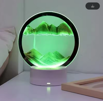 Luminous Sand Painting Hourglass