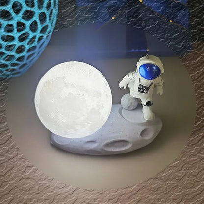 Small Astronaut Moon Touch Sensor Night Light