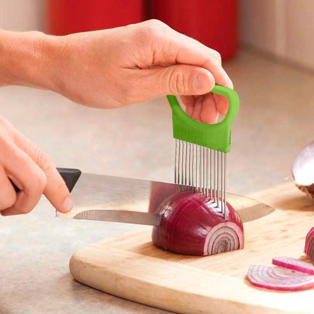 Stainless Steel Onion vegetable slicing  Holder