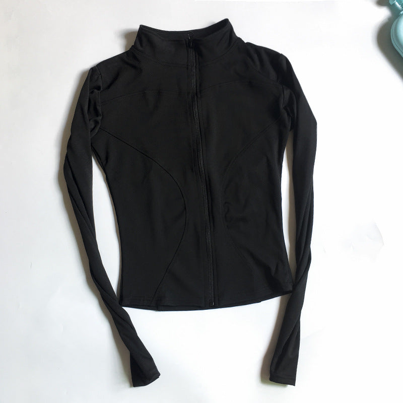 Lightweight Zip Long-Sleeve Yoga Top