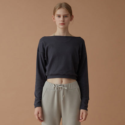 Long-Sleeve Yoga Fitness Sweater Top