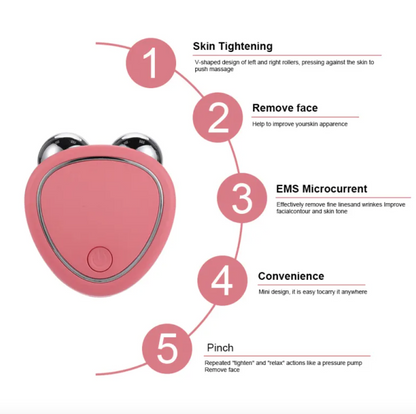 Portable Microcurrent Facial Beauty Device