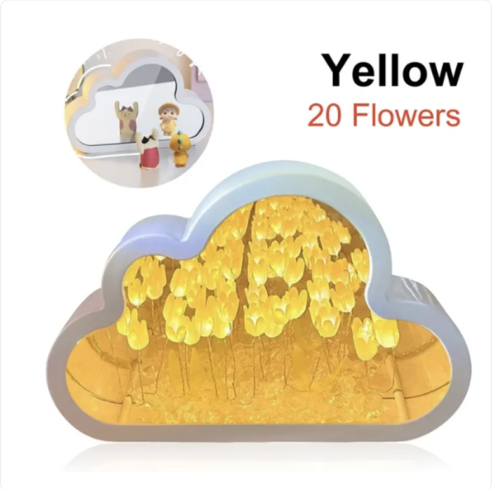 Tulip Mirror Night Lamp