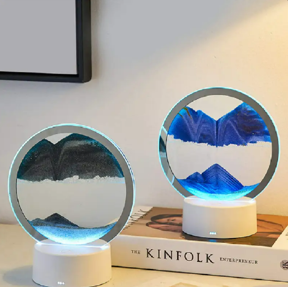 Luminous Sand Painting Hourglass