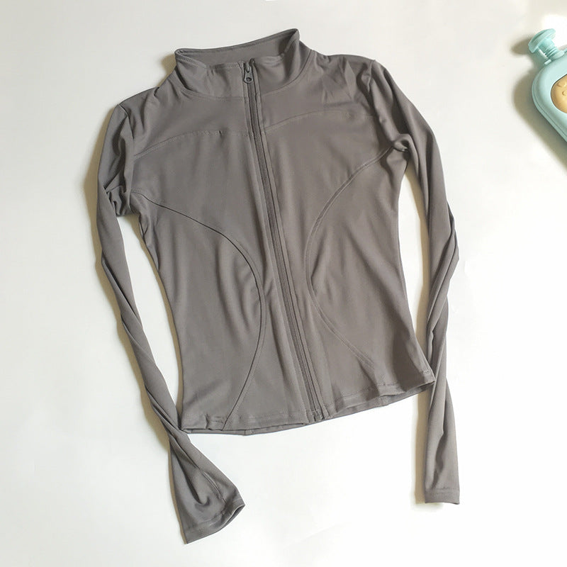 Lightweight Zip Long-Sleeve Yoga Top