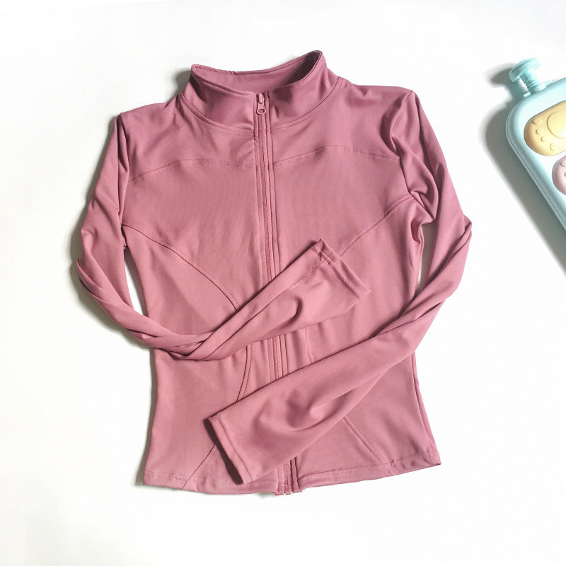 Lightweight Zip Long-Sleeve Yoga Top