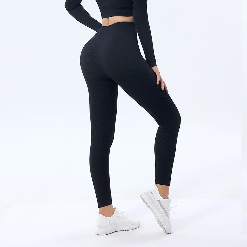 Seamless Long-Sleeve Yoga Set