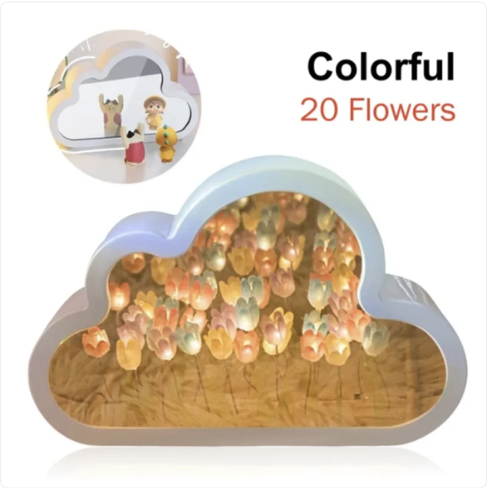 Tulip Mirror Night Lamp