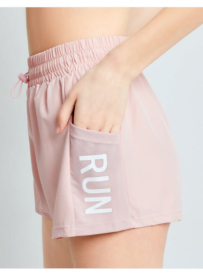 High-Waist Breathable Yoga Shorts
