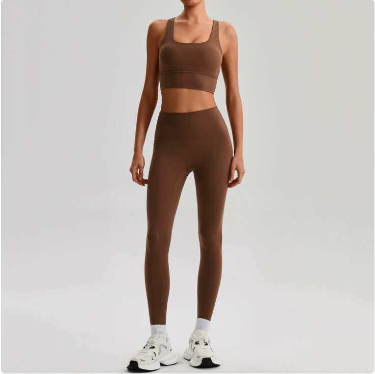 Seamless Backless Yoga Set