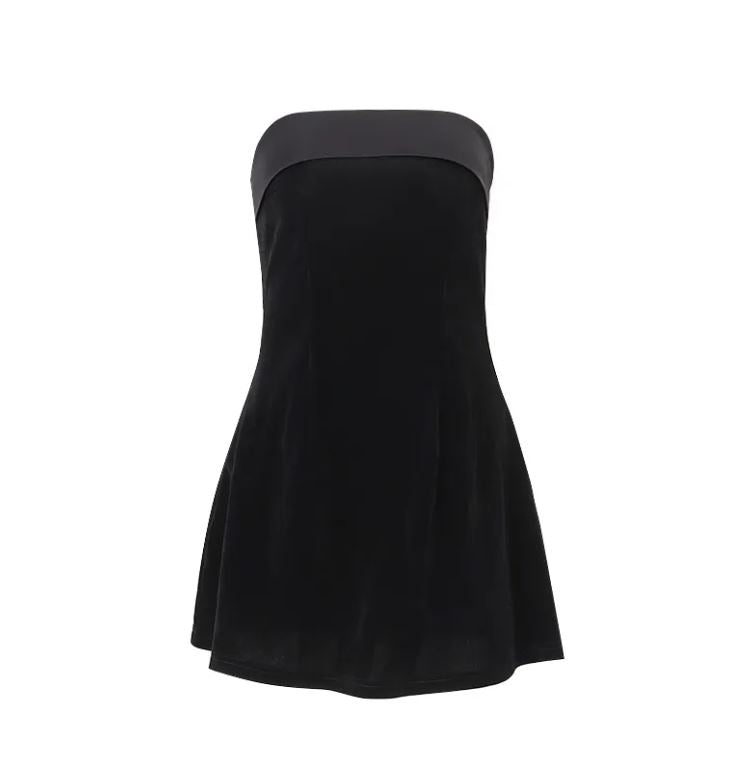 Backless Off-Shoulder Tube Dress