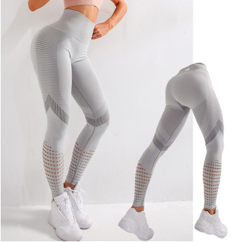 Seamless Hollow-Out Yoga Leggings