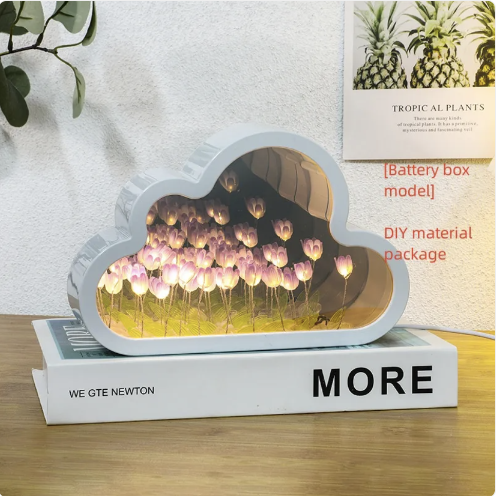 Tulip Mirror Night Lamp