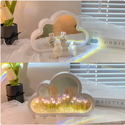 Tulip Mirror Night Lamp
