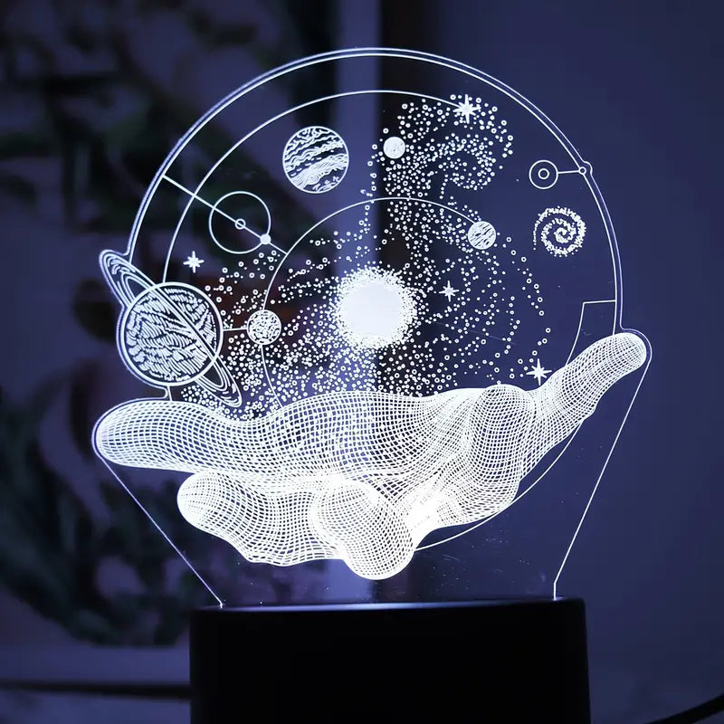 Seven-Color Acrylic USB Night Light