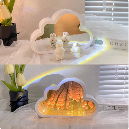 Tulip Mirror Night Lamp