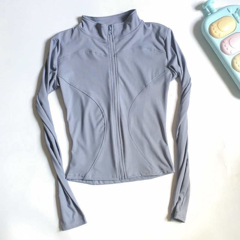 Lightweight Zip Long-Sleeve Yoga Top