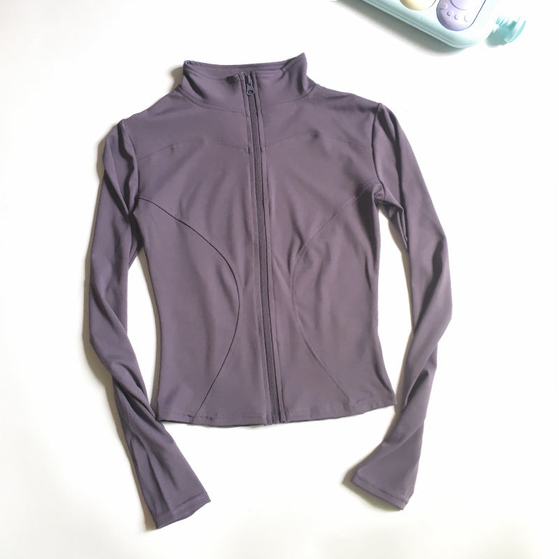 Lightweight Zip Long-Sleeve Yoga Top
