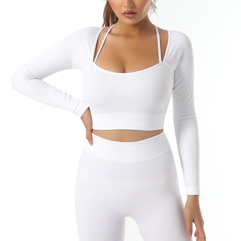 Seamless Long-Sleeve Yoga Set